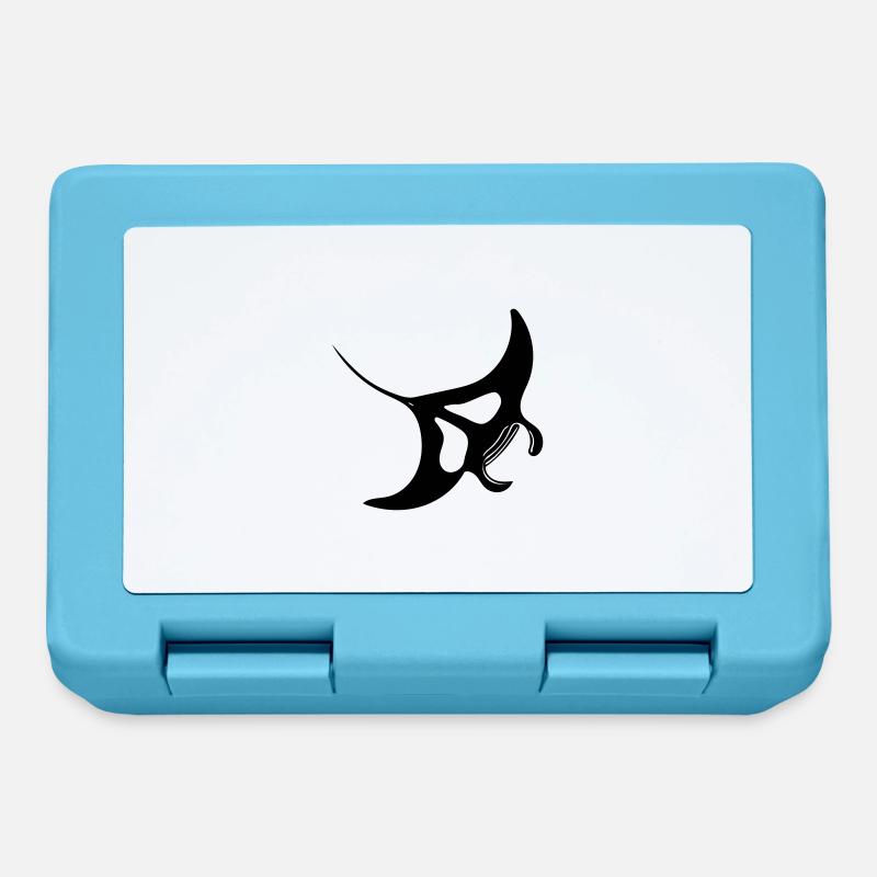 Manta Rochen Vector - Brotdose - Saphirblau