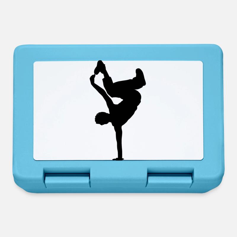 Breakdancing Breaking B-Boying B-Girling Hip-Hop - Boîte à goûter - bleu saphir