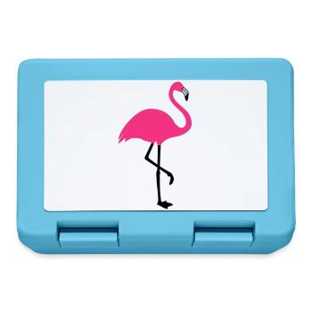 Flamingo Summer Sun Beach - Boîte à goûter - bleu saphir - Devant