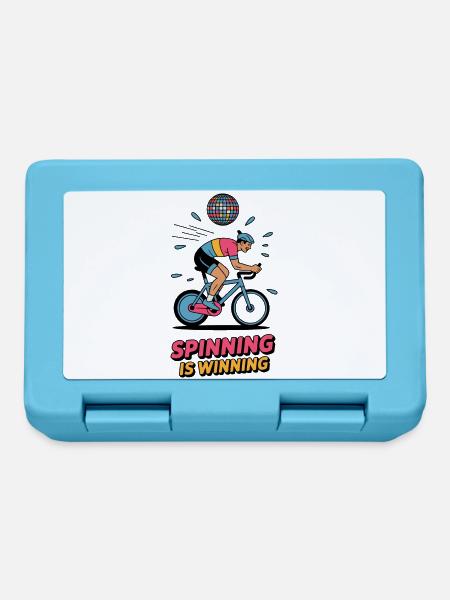 Spinn Is Winning – Retro Trainer - Brotdose - Saphirblau