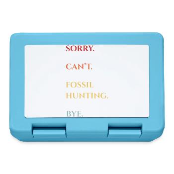 Fossil Hunting Bye Quote - Brotdose - Saphirblau - Vorne