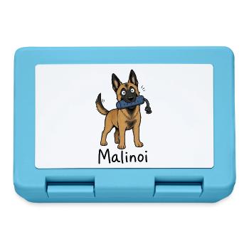 Malinoi Malinois Welpe - Brotdose - Saphirblau - Vorne