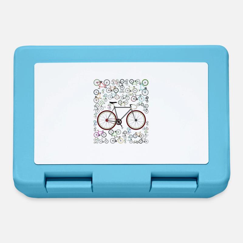Amour Fixie vélo de route - Boîte à goûter - bleu saphir