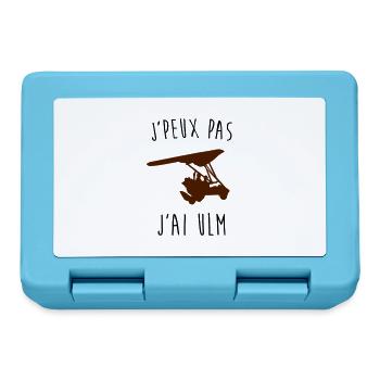 j'peux pas j'ai ulm - Boîte à goûter - bleu saphir - Devant