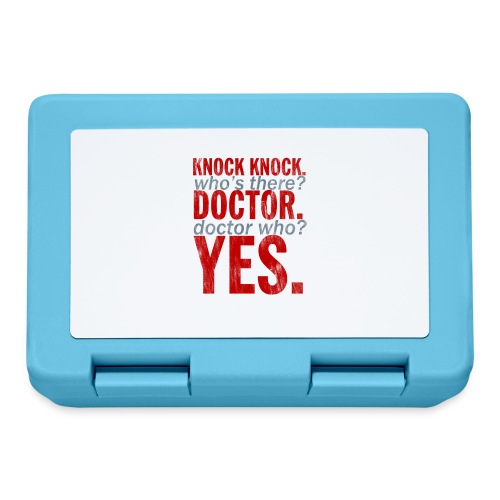 Knock Knock! Doctor Who? Design - Lunchbox