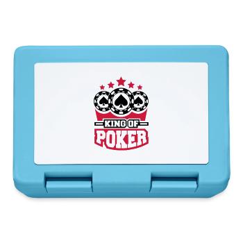 king_of_poker_c2 - Lunchbox - sapphire blue - Front