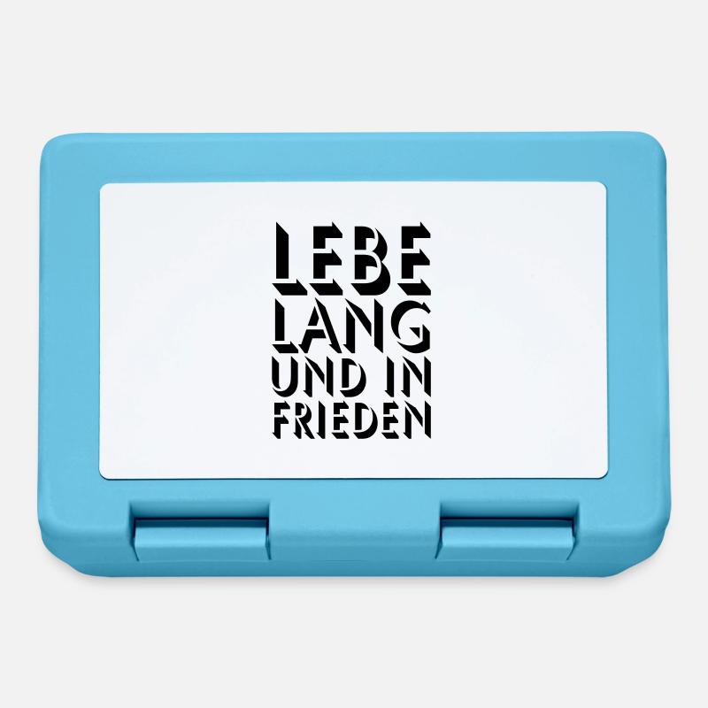 LEBE LANG - Brotdose - Saphirblau