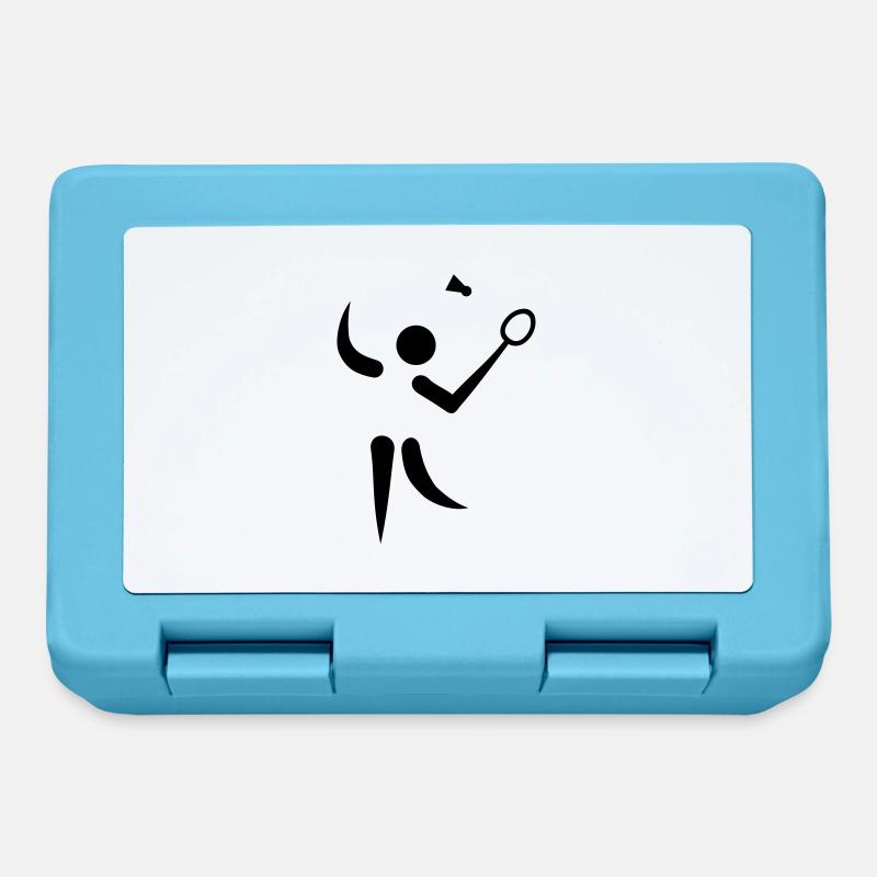Badminton - Brotdose - Saphirblau