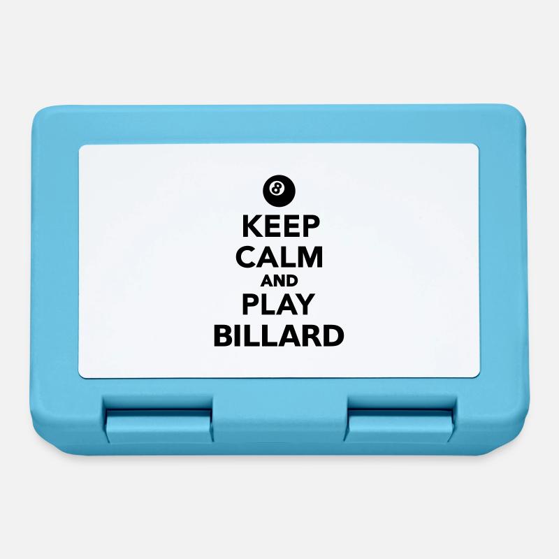 Billard - Brotdose - Saphirblau
