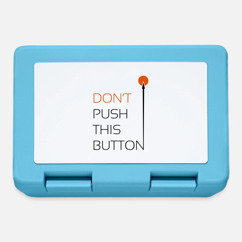 Push this Button - Brotdose - Saphirblau