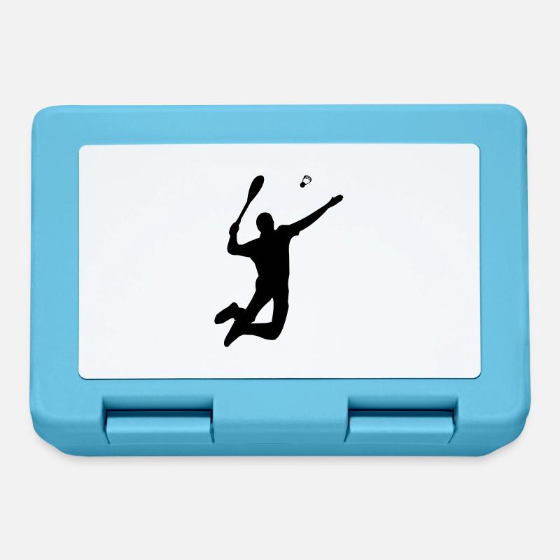 badminton - Brotdose - Saphirblau