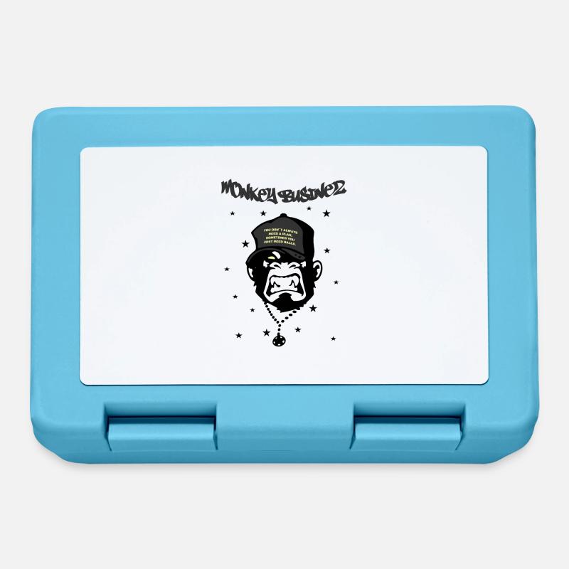 Monkey Businez - Brotdose - Saphirblau