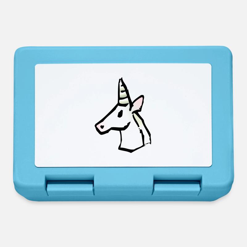 unicorn icon - Boîte à goûter - bleu saphir