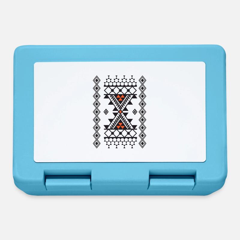 Kabyle carpet pattern - Lunchbox - sapphire blue