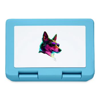Basenji Dogs Basenjis - Brotdose - Saphirblau - Vorne