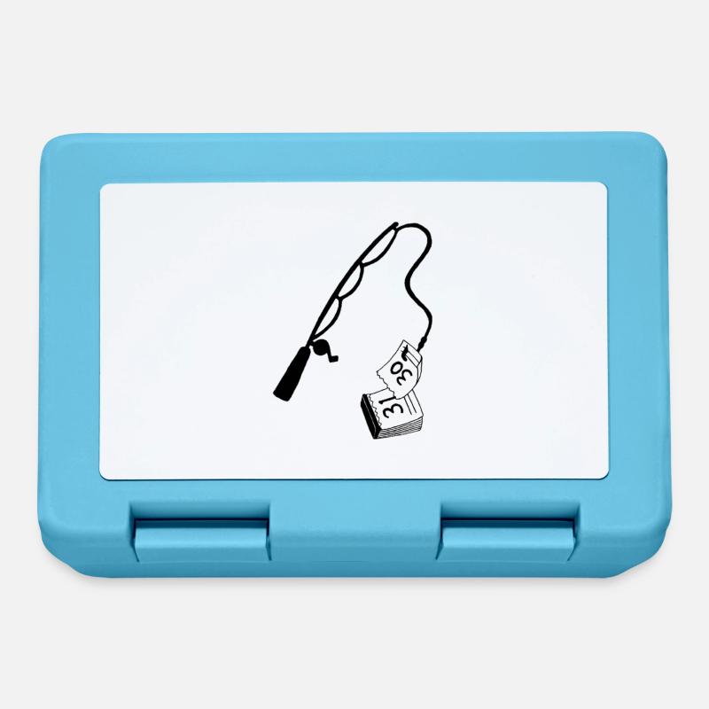 Time Flies, Save It with Style - Lunchbox - sapphire blue
