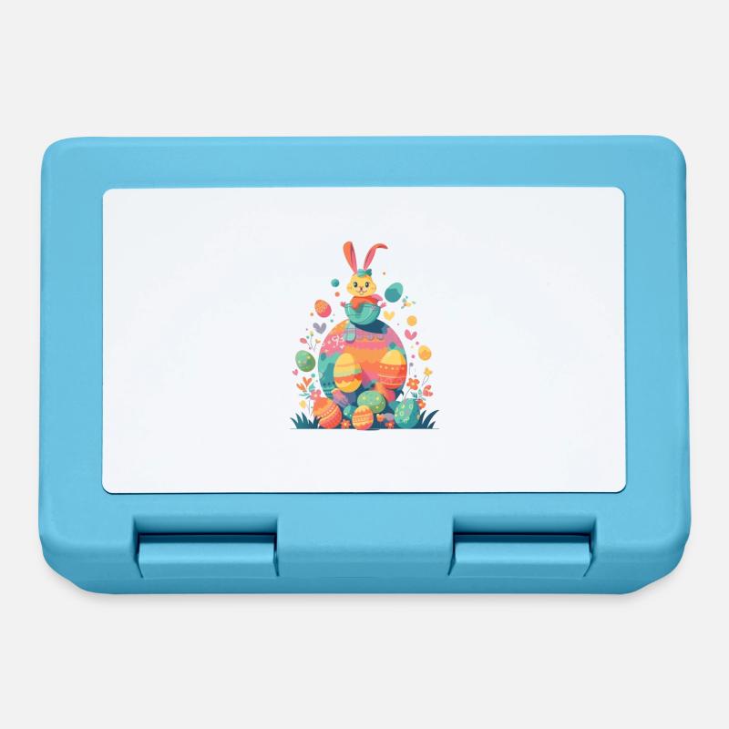 Easter Bunny - Lunchbox - sapphire blue