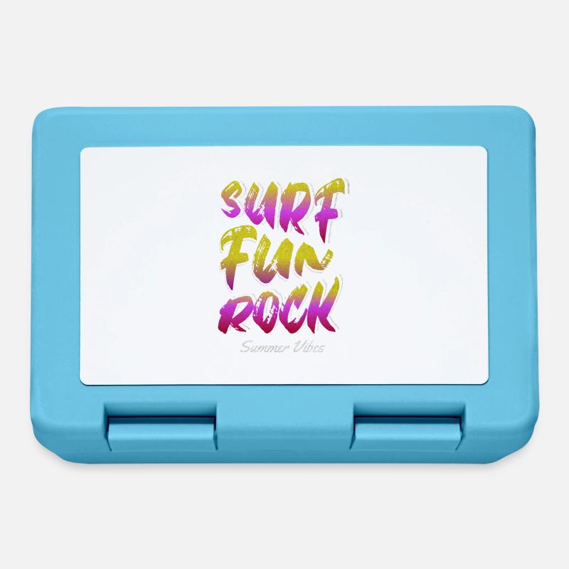 surf fun rock - Boîte à goûter - bleu saphir