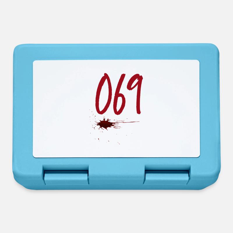 Code postal Francfort 069 - Boîte à goûter - bleu saphir