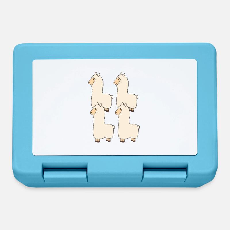Lama Four-Pack - Lunchbox - sapphire blue