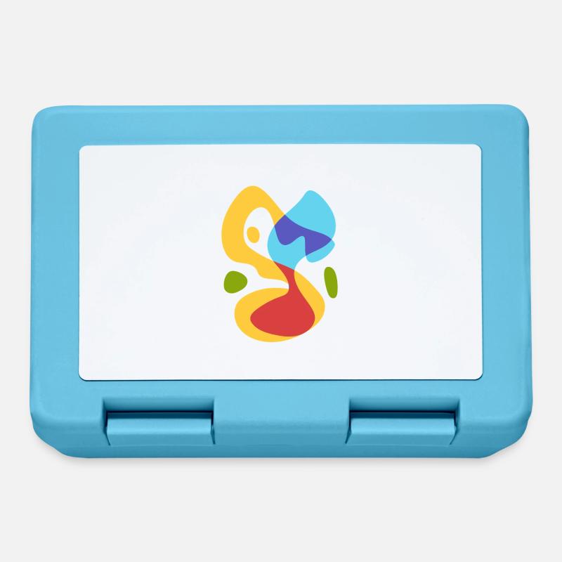 Mélodie de la mer d’été - Vintage Bold Abstract - Boîte à goûter - bleu saphir