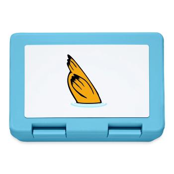 Duck head in the water, tail in the air - Lunchbox - sapphire blue - Front