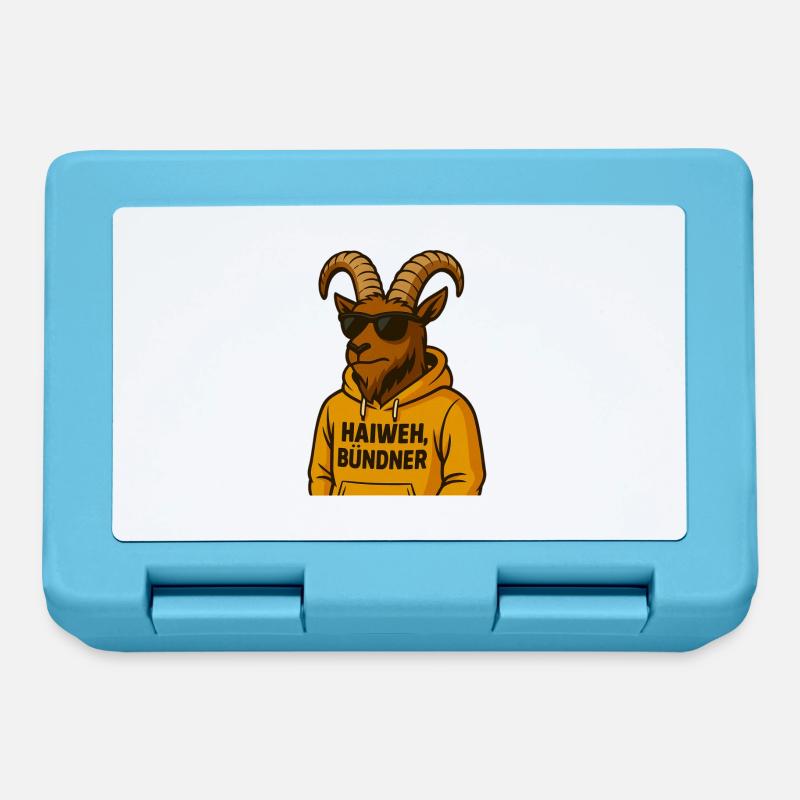 Haiweh Bündner - Lunchbox - sapphire blue
