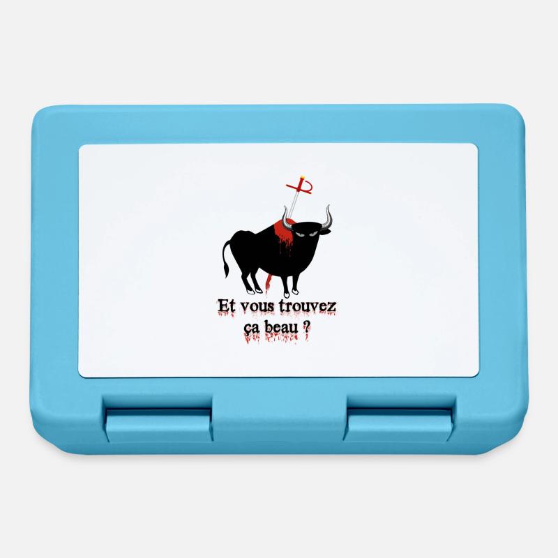 corrida - Boîte à goûter - bleu saphir