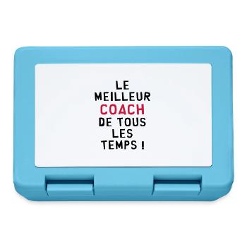 Le meilleur Coach de tous les temps ! - Boîte à goûter - bleu saphir - Devant
