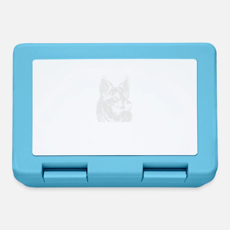 Malinois Dog - Lunchbox - sapphire blue