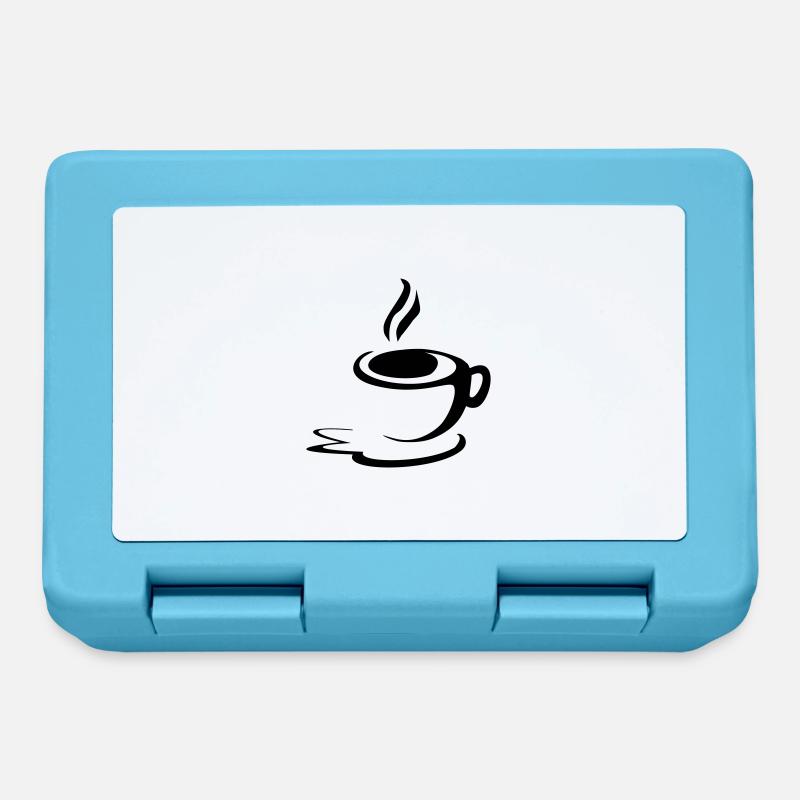 Kaffeetasse - Brotdose - Saphirblau