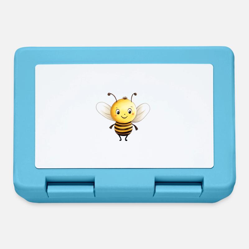 Conception de classe d’abeilles - Boîte à goûter - bleu saphir