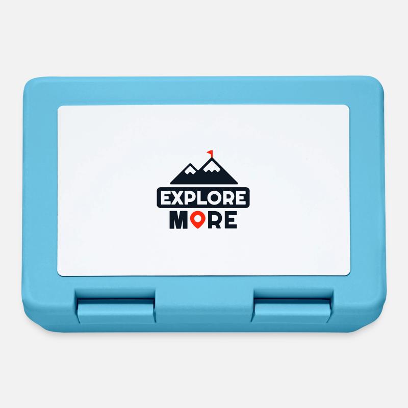 Explore More - Brotdose - Saphirblau