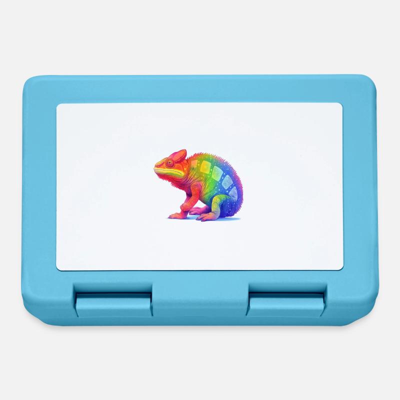 Pride chameleon - Brotdose - Saphirblau