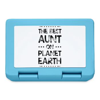 Best Aunt Saying - Lunchbox - sapphire blue - Front