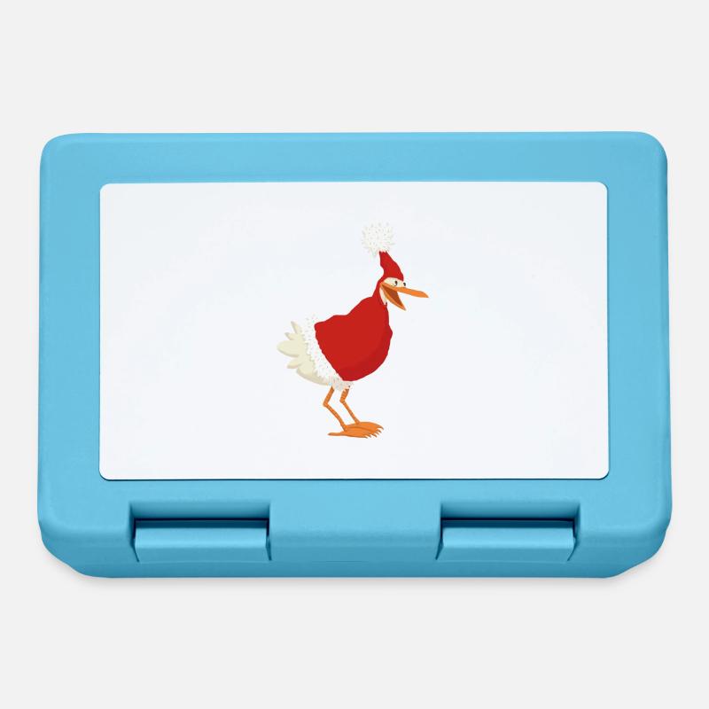 christmas chicken - Boîte à goûter - bleu saphir