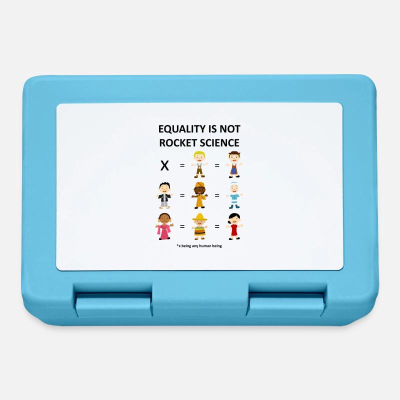 Equality is not a witchcraft - Lunchbox - sapphire blue