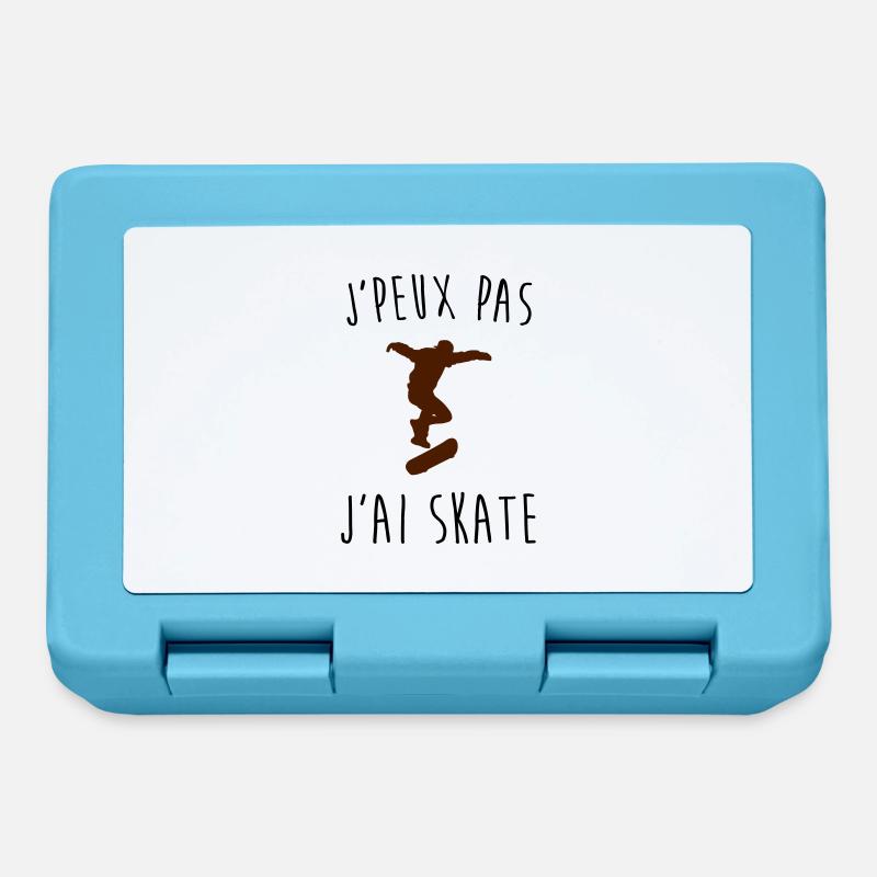 j'peux pas j'ai skate - Boîte à goûter - bleu saphir