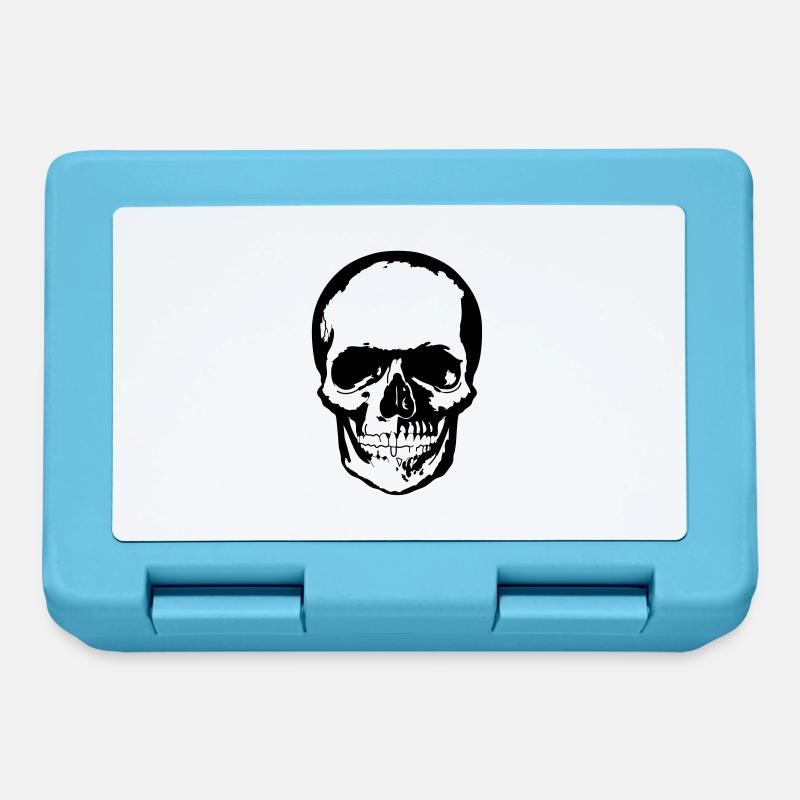 Skull - Lunchbox - sapphire blue