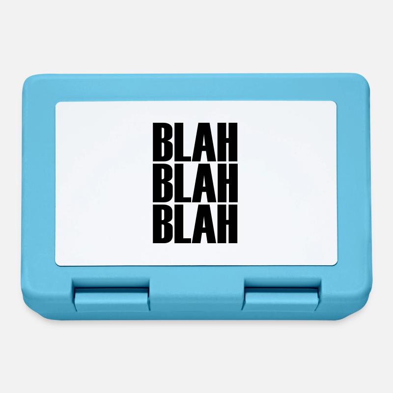 bla bla bla POP - Boîte à goûter - bleu saphir