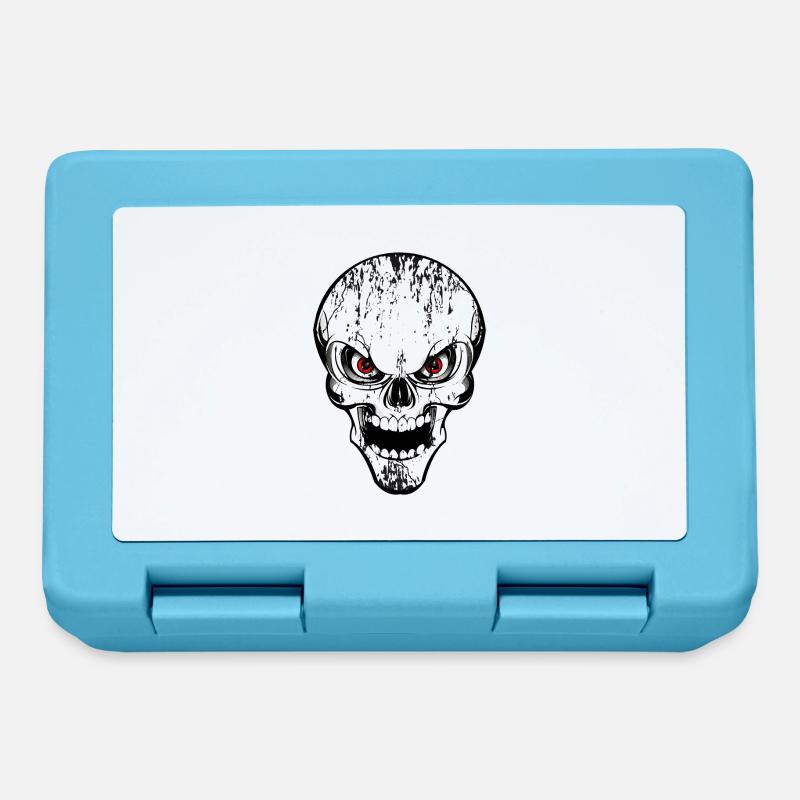 skull grunge style - Lunchbox - sapphire blue