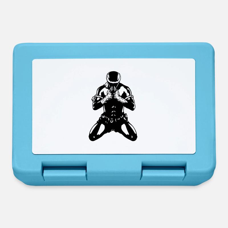 muay_thai_fighter04a - Boîte à goûter - bleu saphir