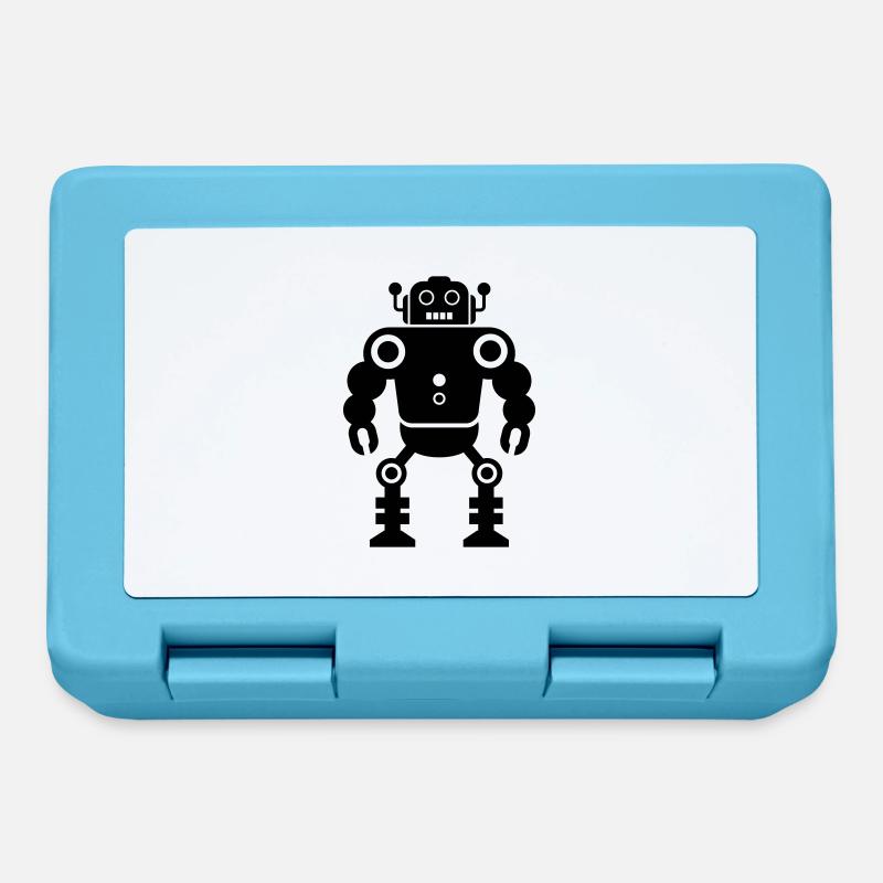 robots - Brotdose - Saphirblau