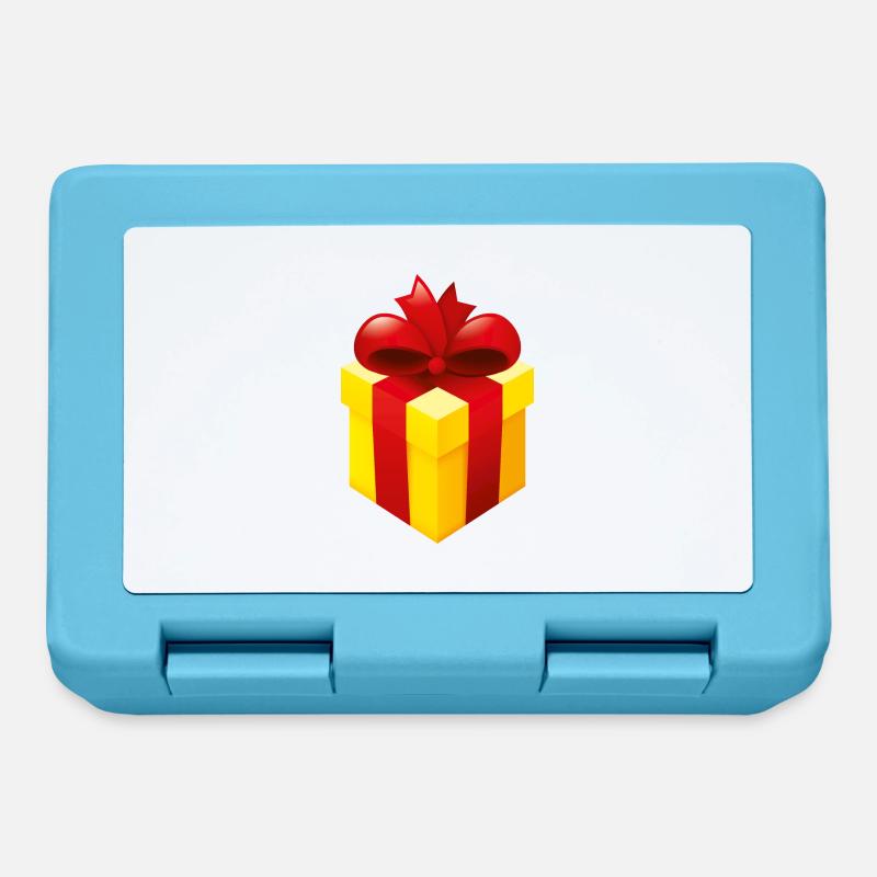 Smiley Present - Brotdose - Saphirblau
