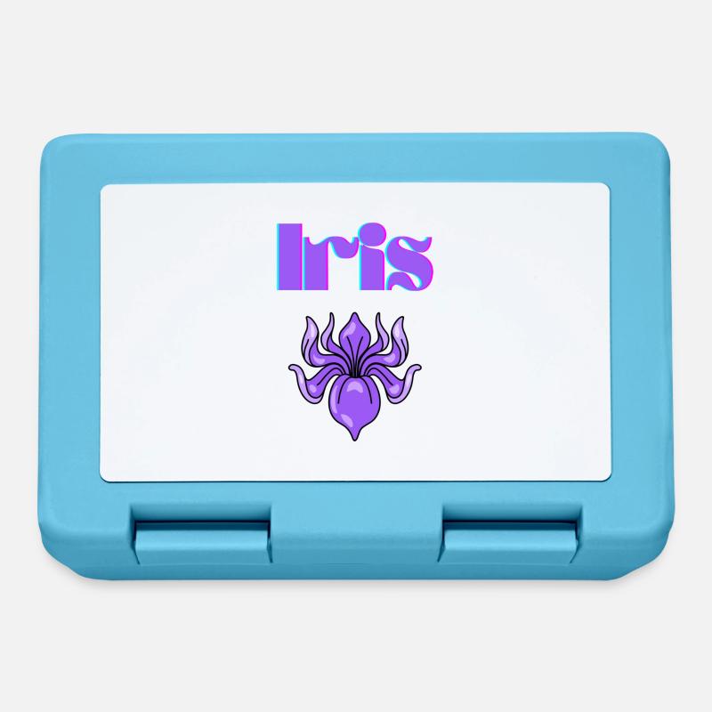 Iris - Brotdose - Saphirblau