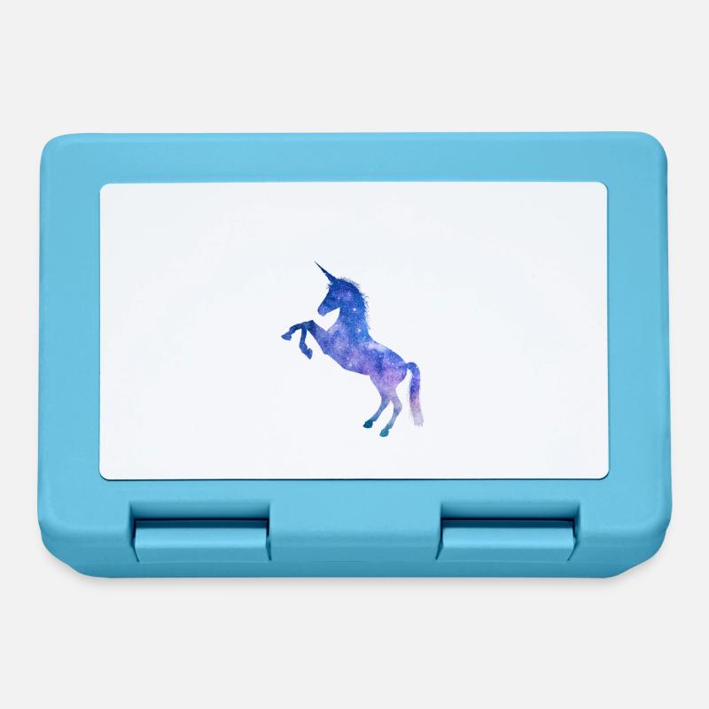 Galaxy Space Einhorn - Brotdose - Saphirblau
