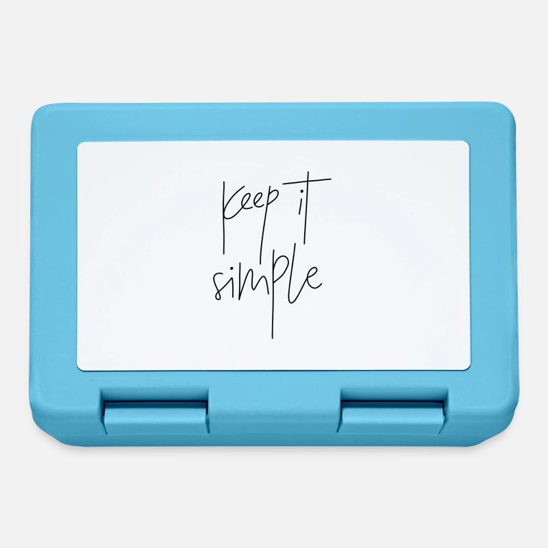 keep it simple - Brotdose - Saphirblau