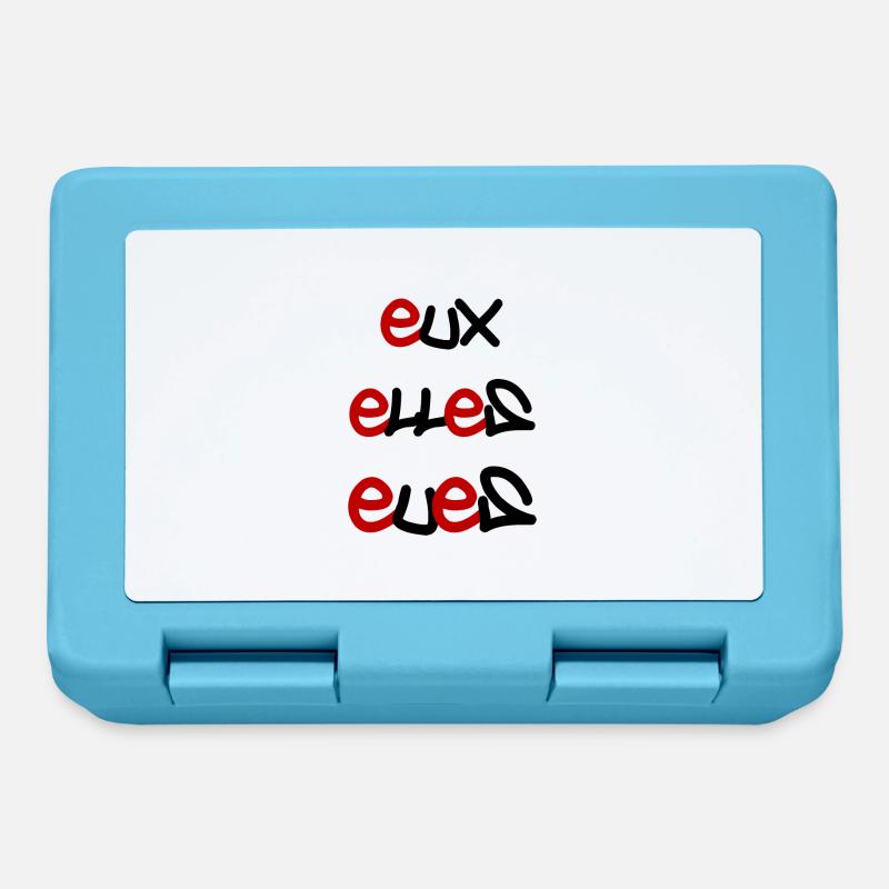 euxelleseues - Boîte à goûter - bleu saphir