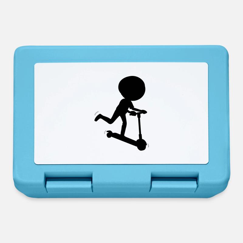 E-Scooter Roller Scooter - Brotdose - Saphirblau