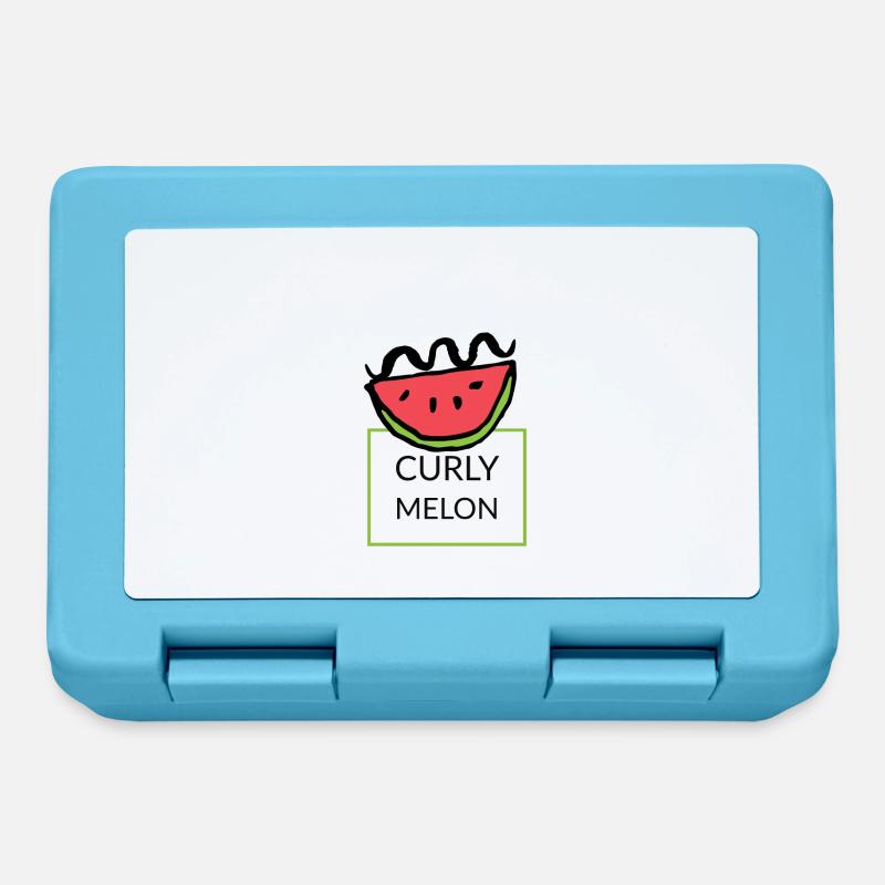 Curly Melon - Brotdose - Saphirblau